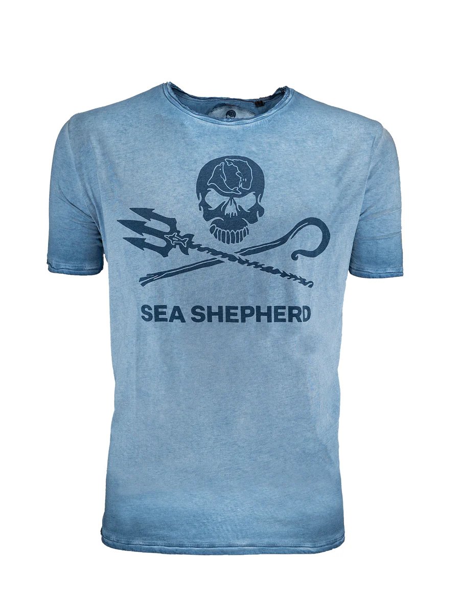 T-Shirt "Pigment dyed blue"