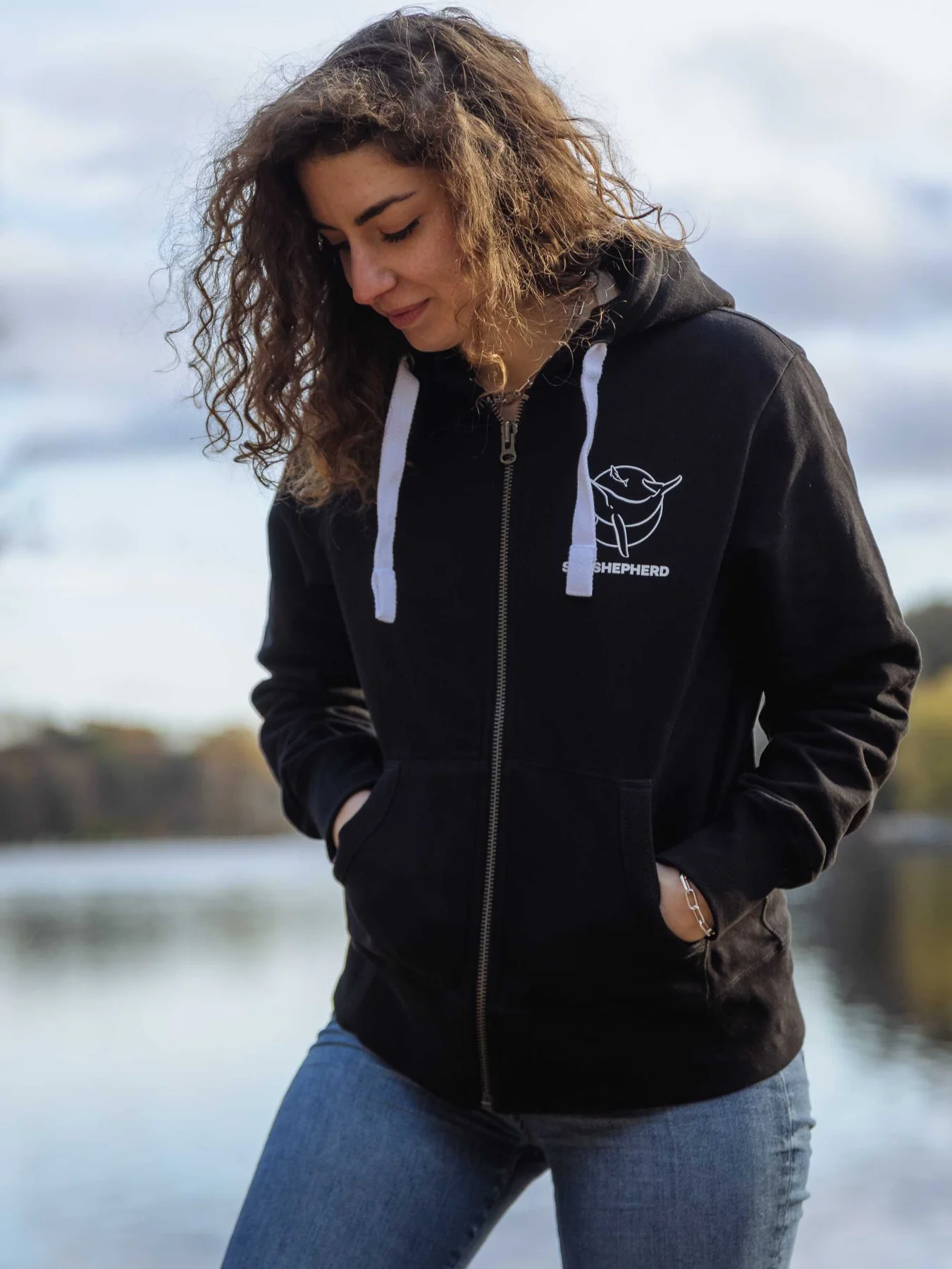Sweatjacke Damen "Classic Logo"