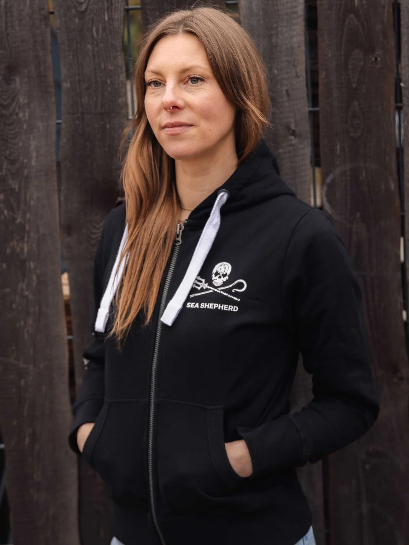 Sweatjacke Damen "Jolly Roger"