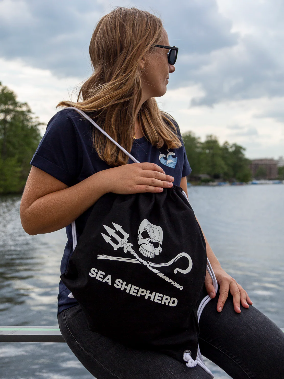 Baumwollrucksack Jolly Roger