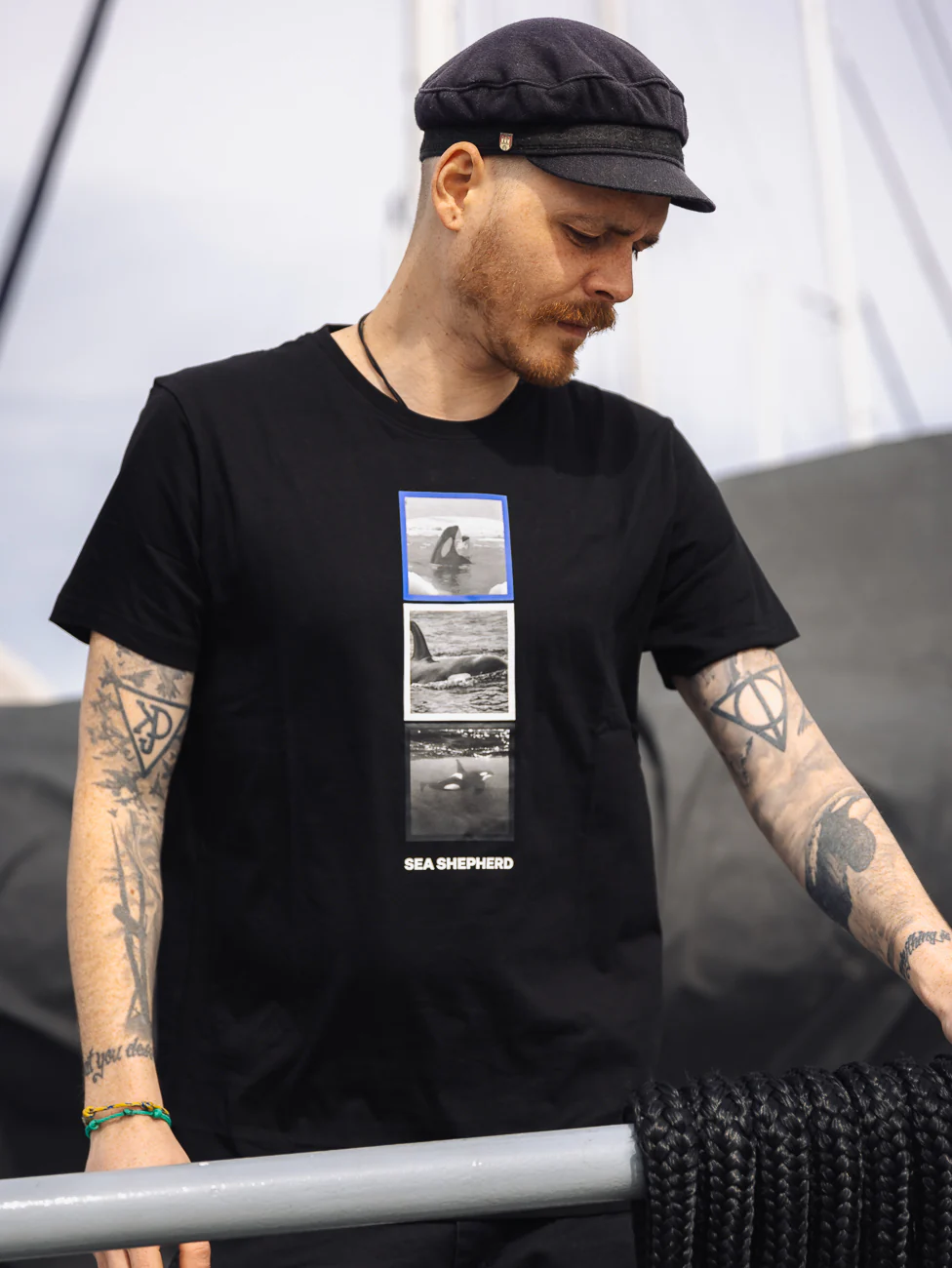T-Shirt Herren "For the Ocean Orca"