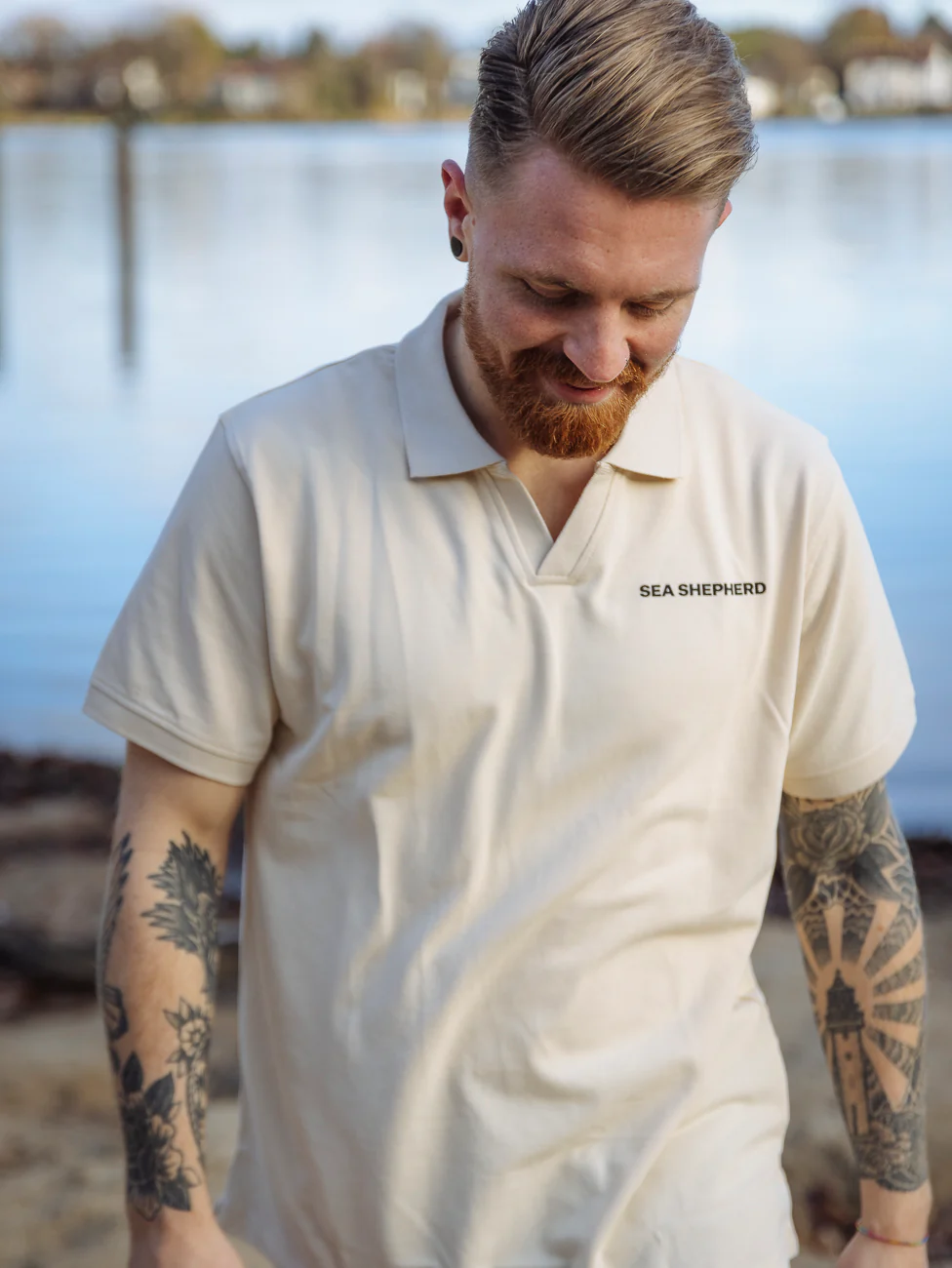 Polo Herren "For the Ocean"
