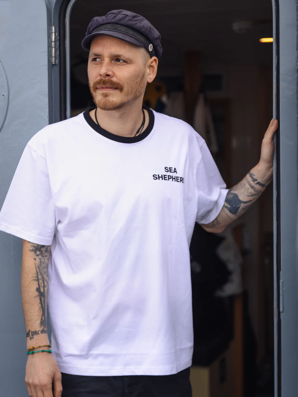 T-Shirt Herren "Jolly Roger W/B"