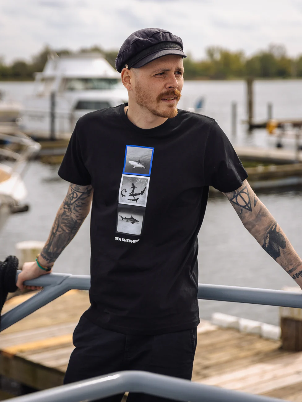 T-Shirt Herren "For the Ocean Hai"