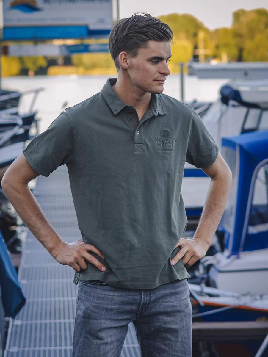 Poloshirt Herren "Jolly Roger"