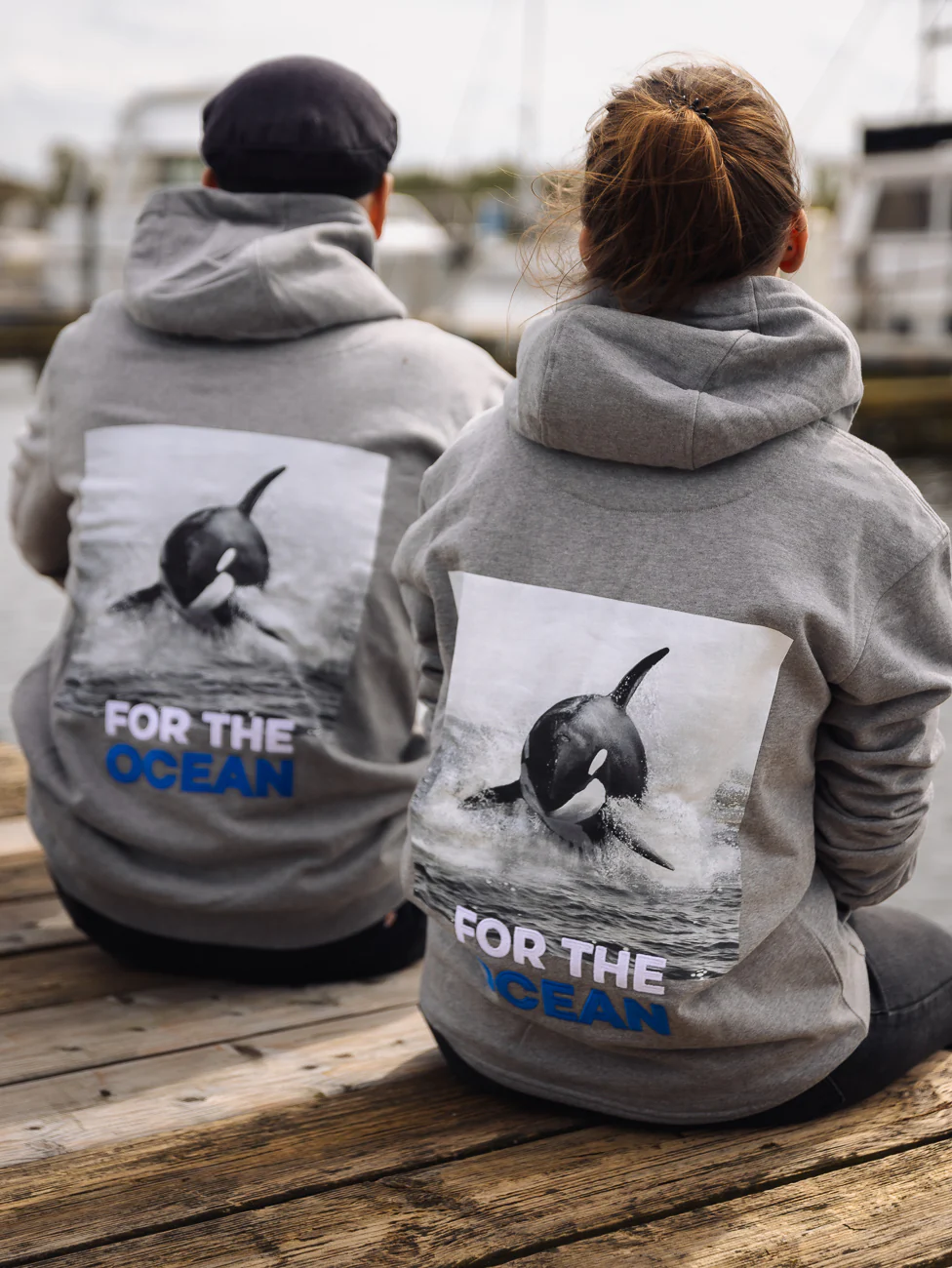 Hoodie Unisex "For the Ocean Orca"
