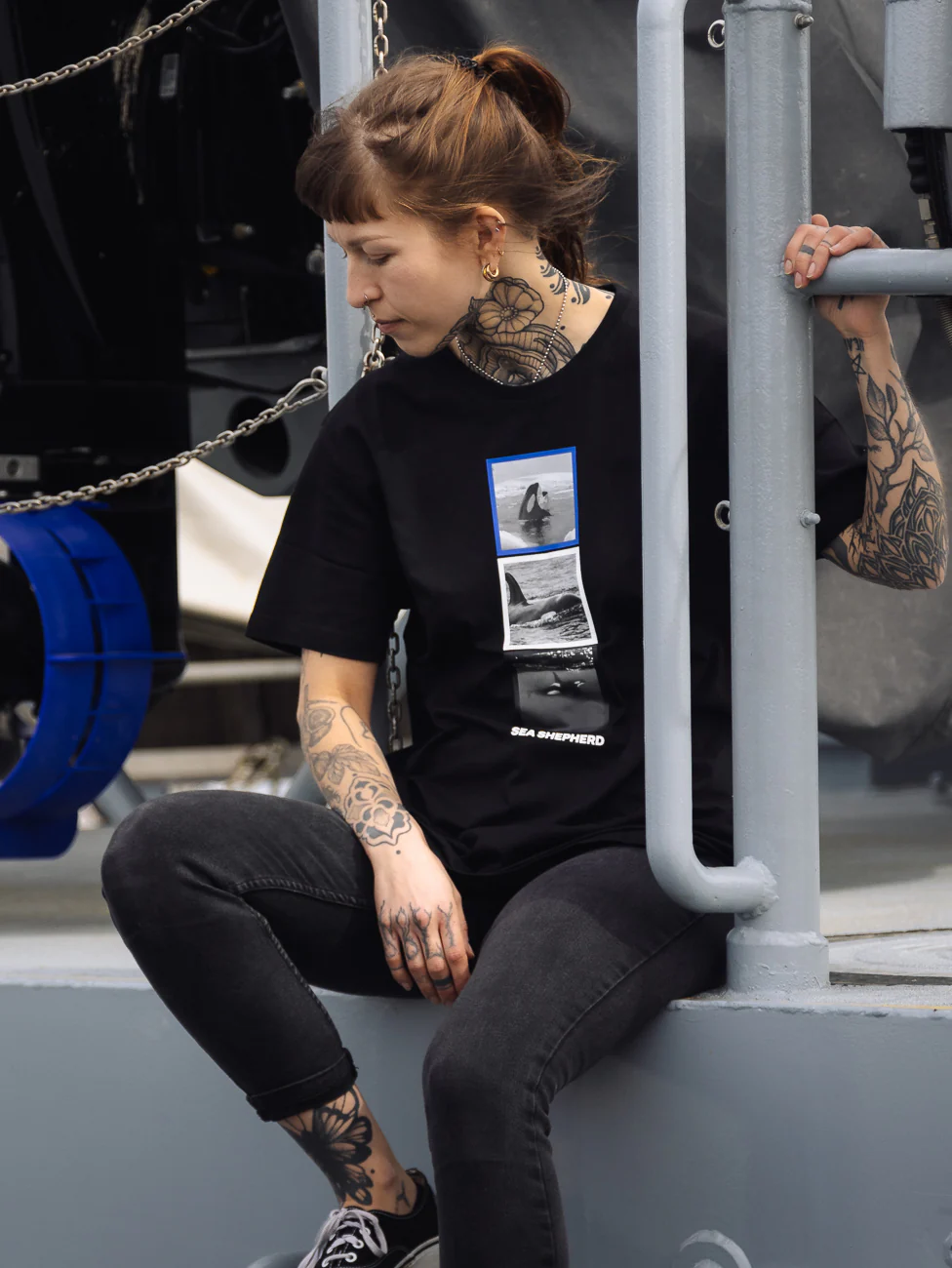 T-Shirt Damen "For the Ocean Orca"